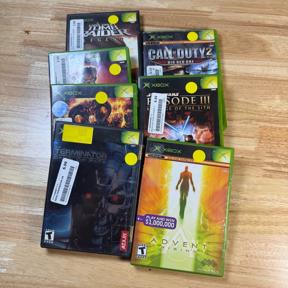 🔥CLEAR OUT🔥 Original XBOX Game Bundle! (7 games)